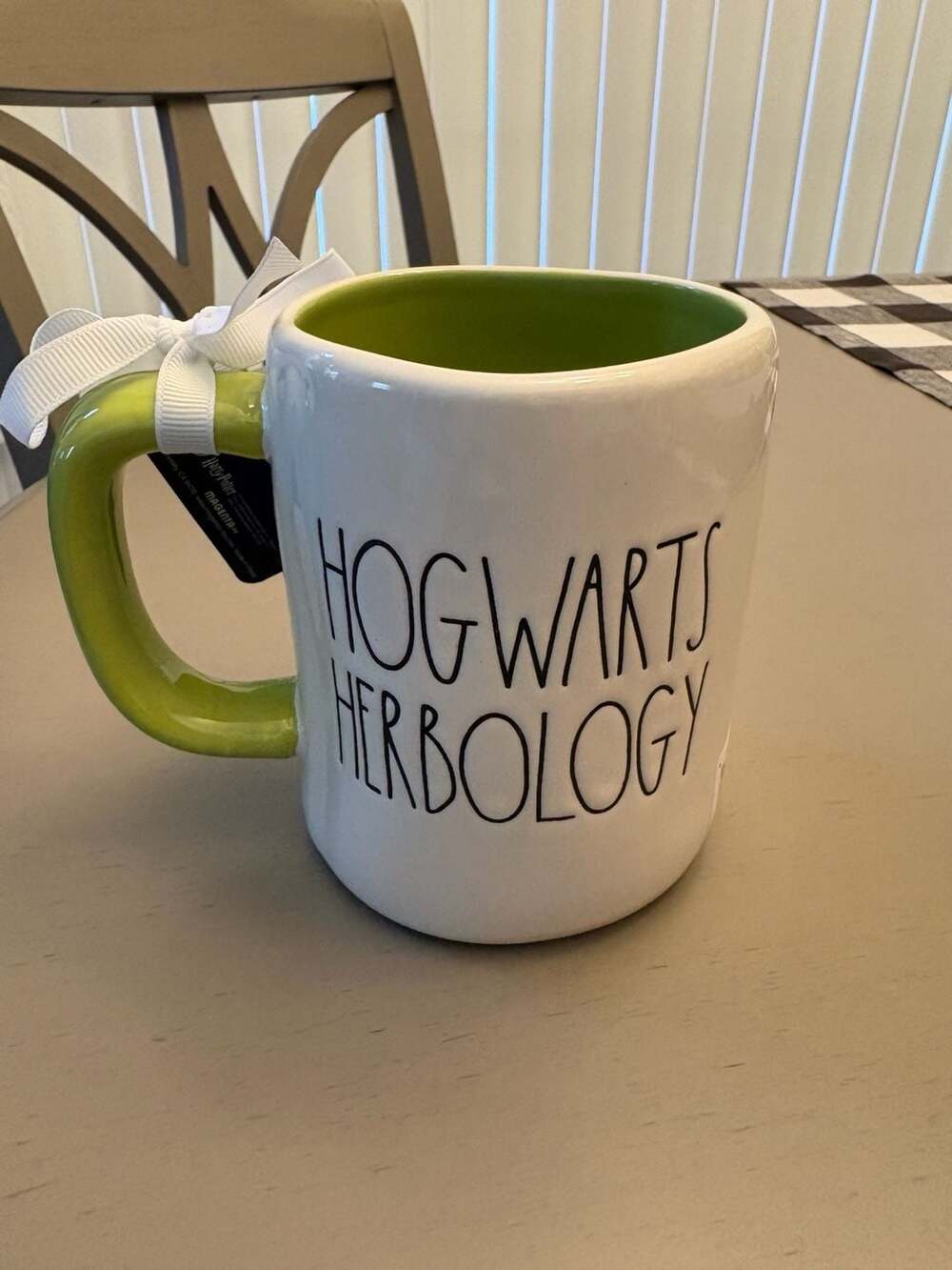 Rae Dunn Harry Potter Hogwarts Herbology Mandrake Coffee Mug